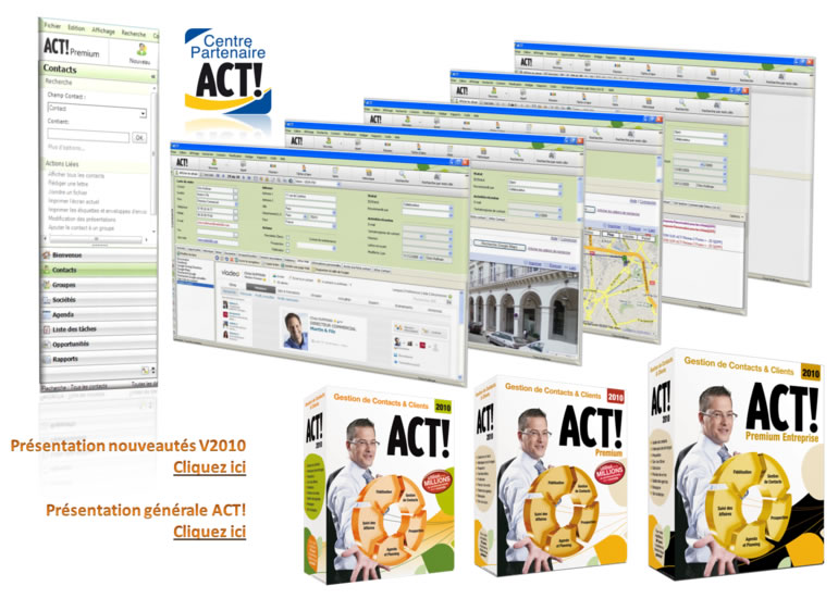 Gestion de contacts et de clients ACT 2010